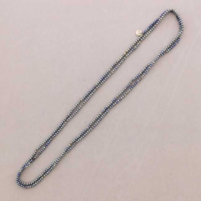 COLLAR LARGO CRISTALES FACETADOS 1.5M*4MM