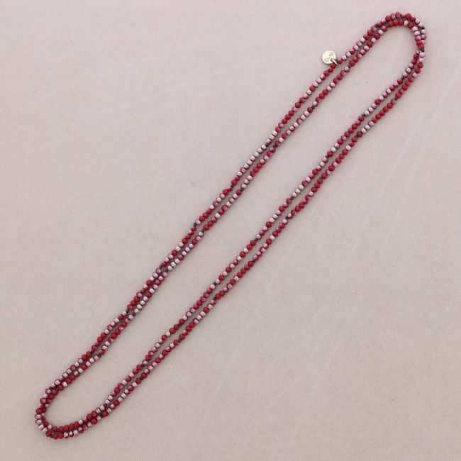 COLLAR LARGO CRISTALES FACETADOS 1.5M*4MM