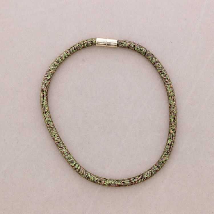 TUBE FILLED BEADS SHORT NECKLACE 2