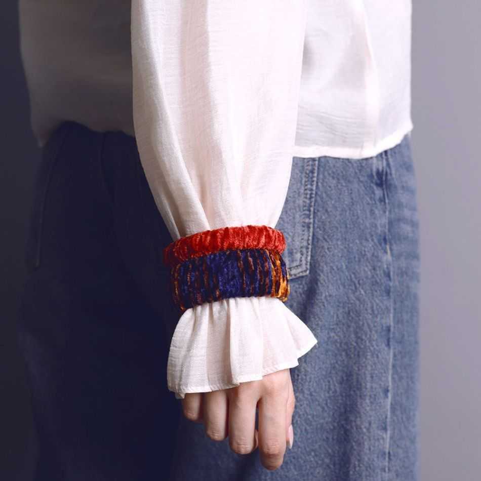 SET PULSERA TERCIOPELO FORRADA