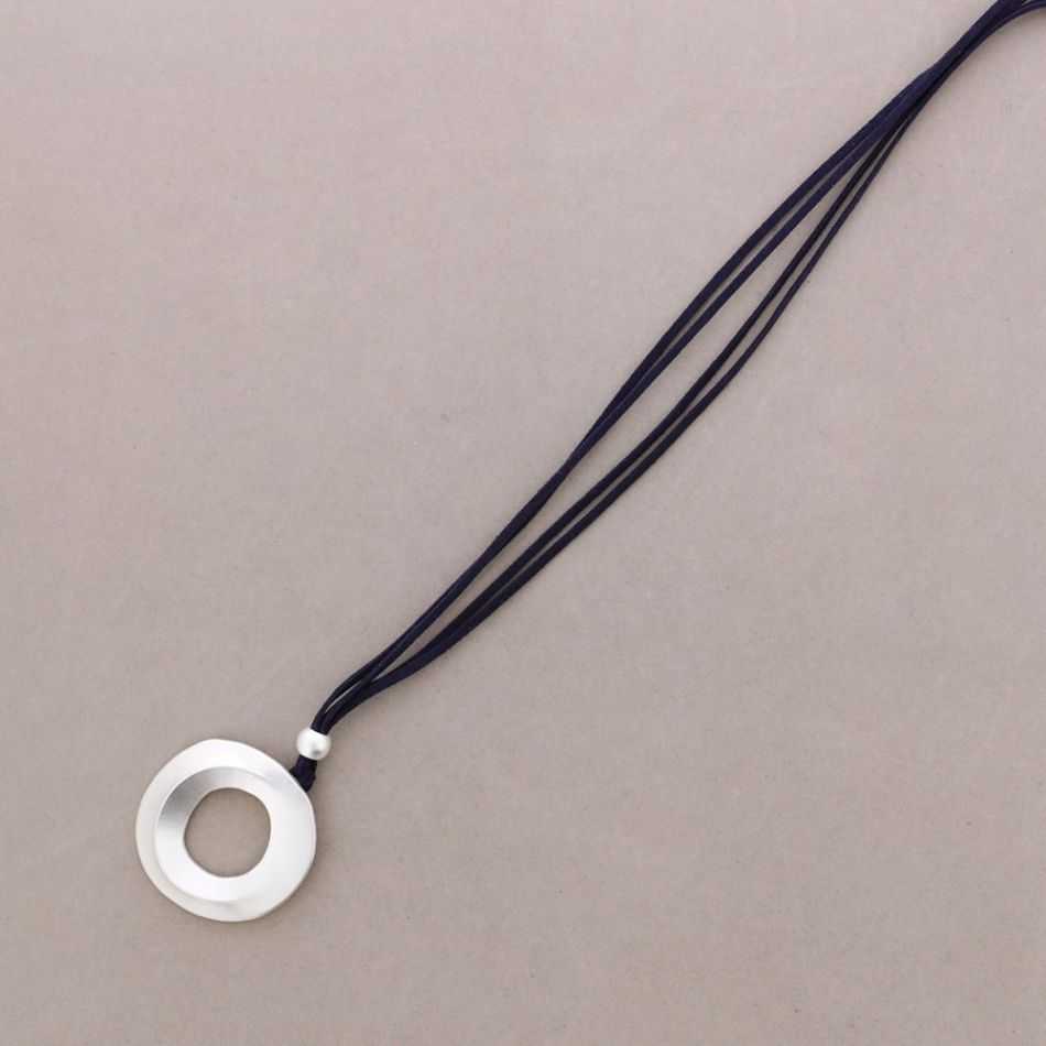 COLLAR LARGO ANTELINA COLGANTE ANILLA ANCHA