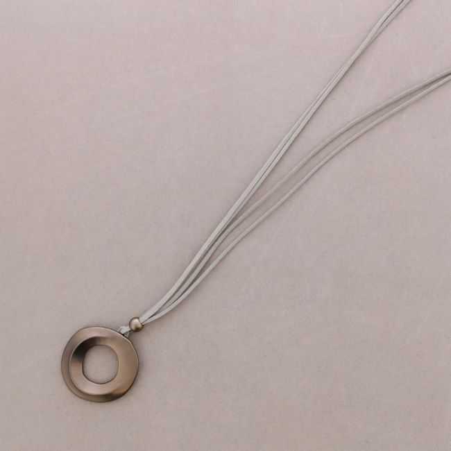 COLLAR LARGO ANTELINA COLGANTE ANILLA ANCHA