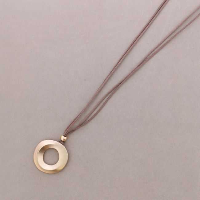 COLLAR LARGO ANTELINA COLGANTE ANILLA ANCHA