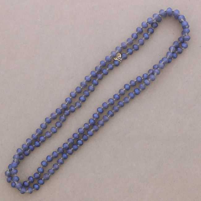 LONG NECKLACE WITH FACET BEADS1.2M*8MM