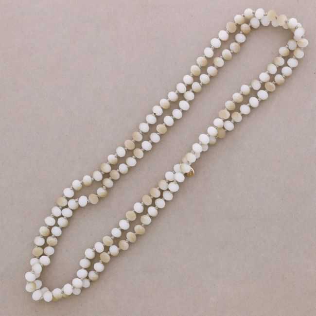 COLLAR LARGO CUENTAS FACETA1.2M*8MM