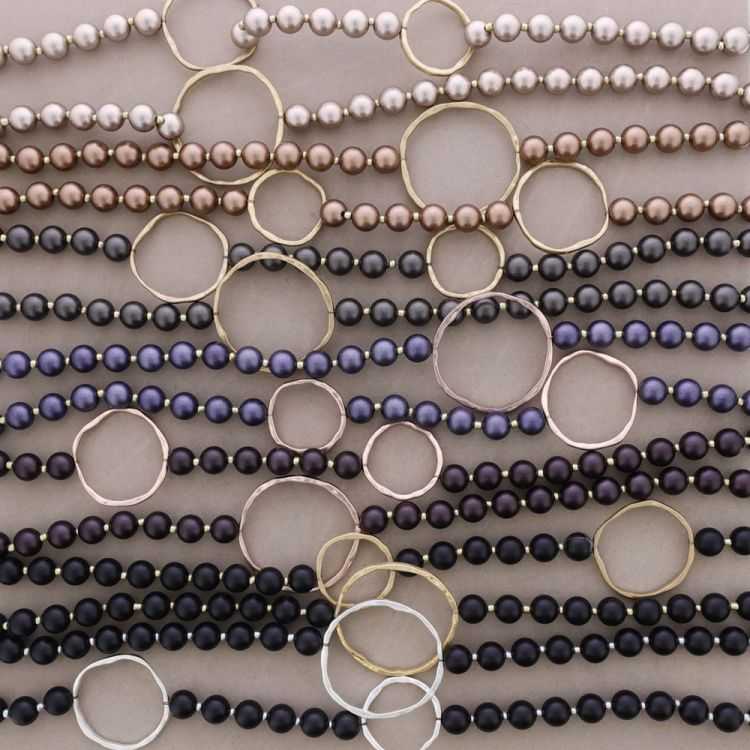 COLLAR LARGO BOLAS ESLABONES METAL 2
