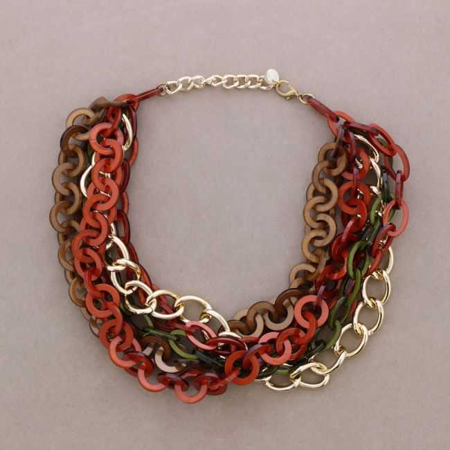 MULTI LINK SHORT NECKLACE