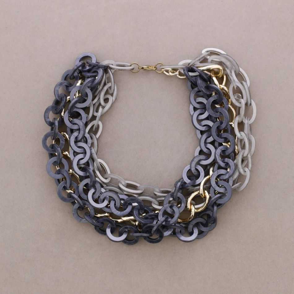 MULTI LINK SHORT NECKLACE