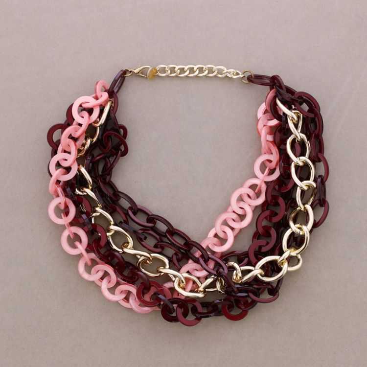 MULTI LINK SHORT NECKLACE 2