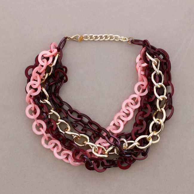 MULTI LINK SHORT NECKLACE