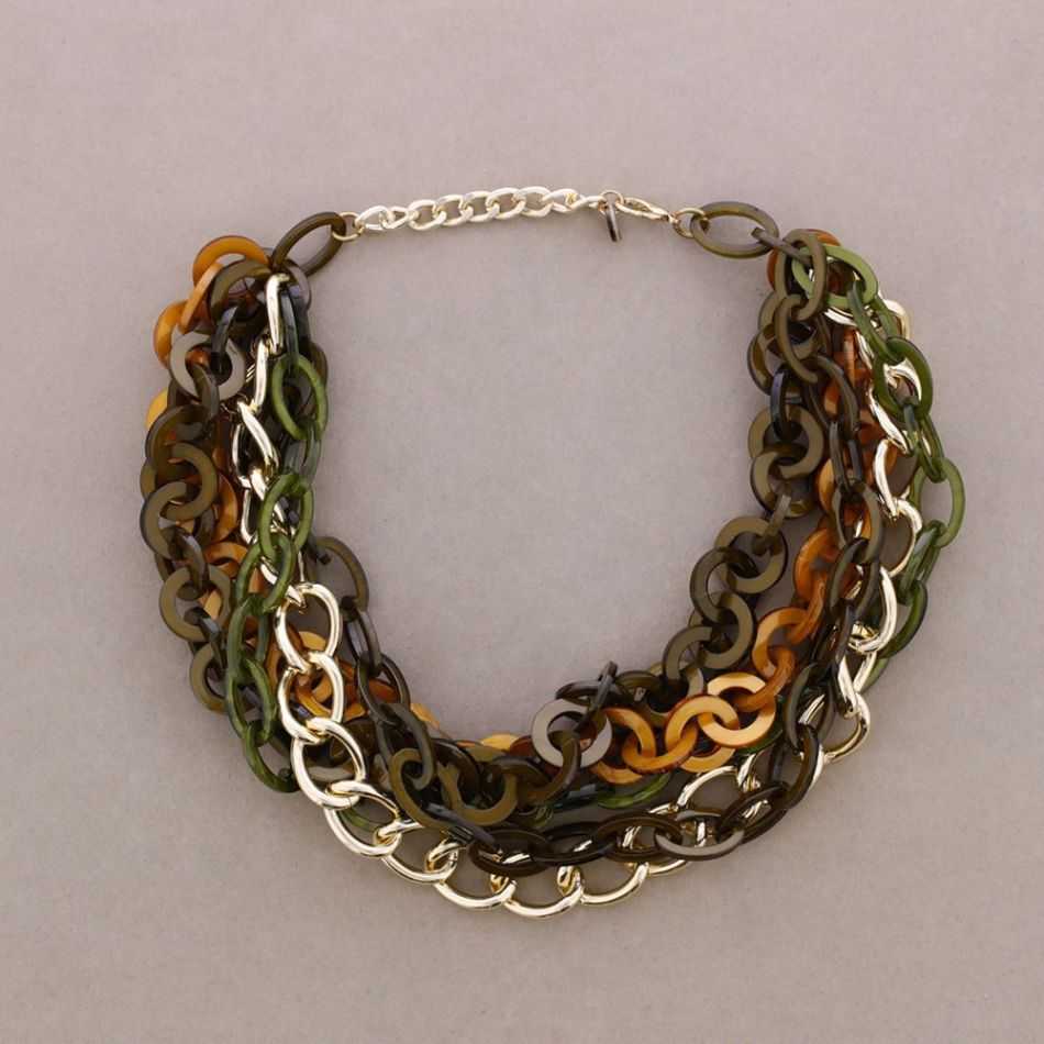 MULTI LINK SHORT NECKLACE