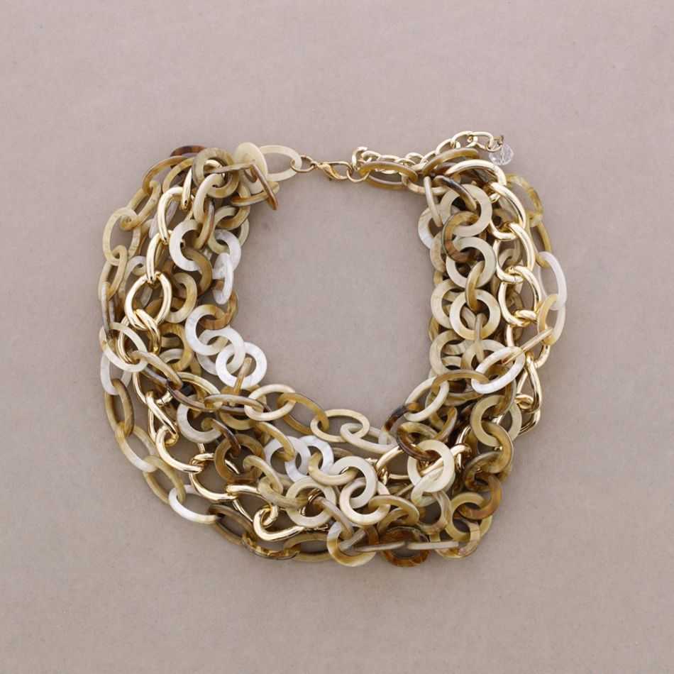 MULTI LINK SHORT NECKLACE