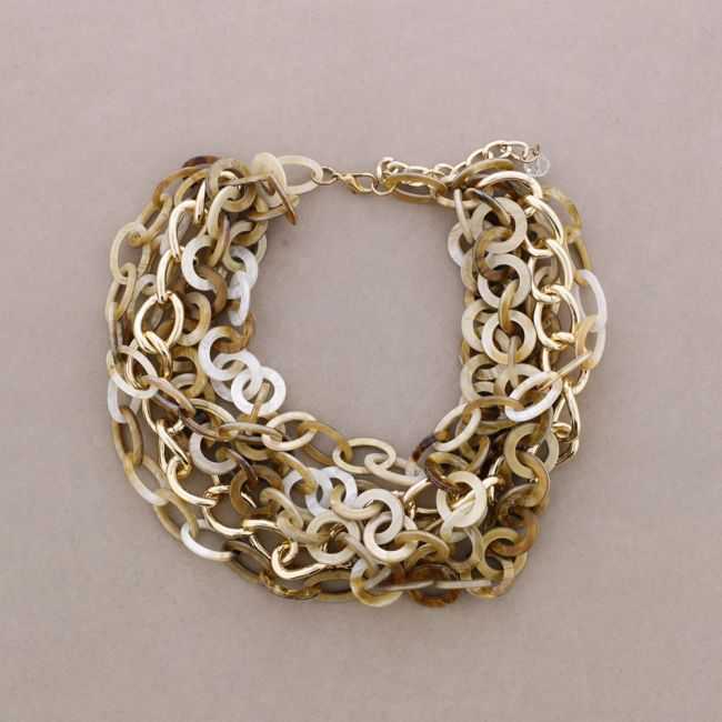 MULTI LINK SHORT NECKLACE