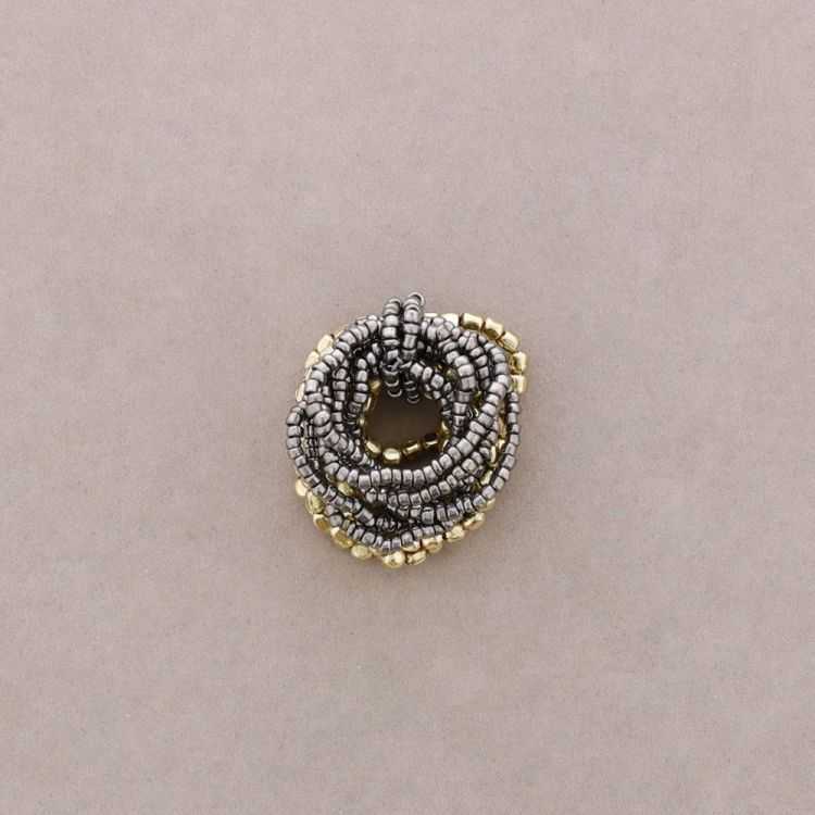 ANILLO ELASTICO MULTI TIRAS ABALORIOS