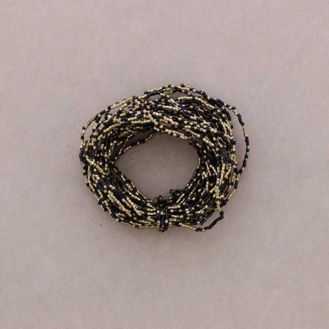 MULTI-STRAP BEADED ELASTIC BRACELET