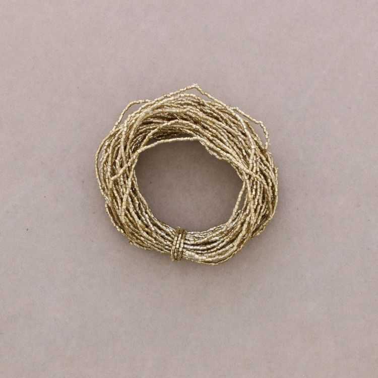 MULTI-STRAP BEADED ELASTIC BRACELET