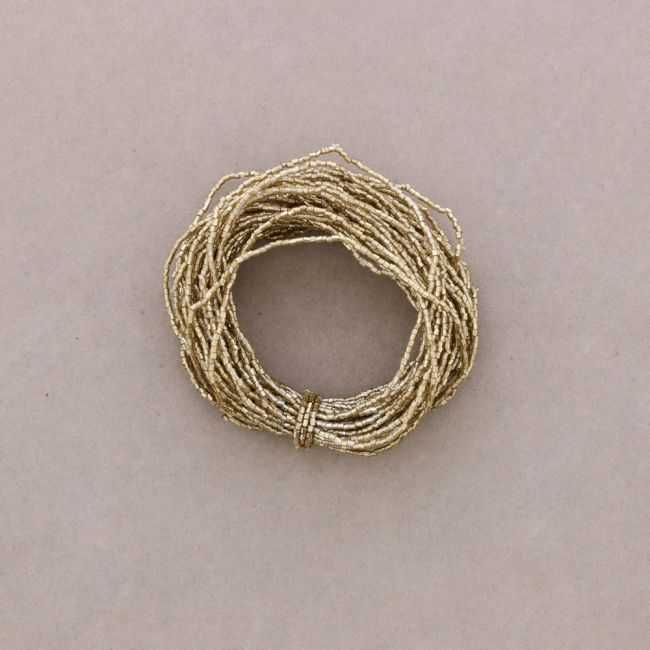 MULTI-STRAP BEADED ELASTIC BRACELET