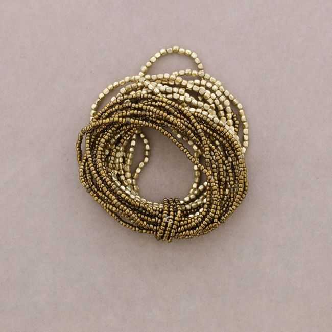 MULTI-STRAP BEADED ELASTIC BRACELET