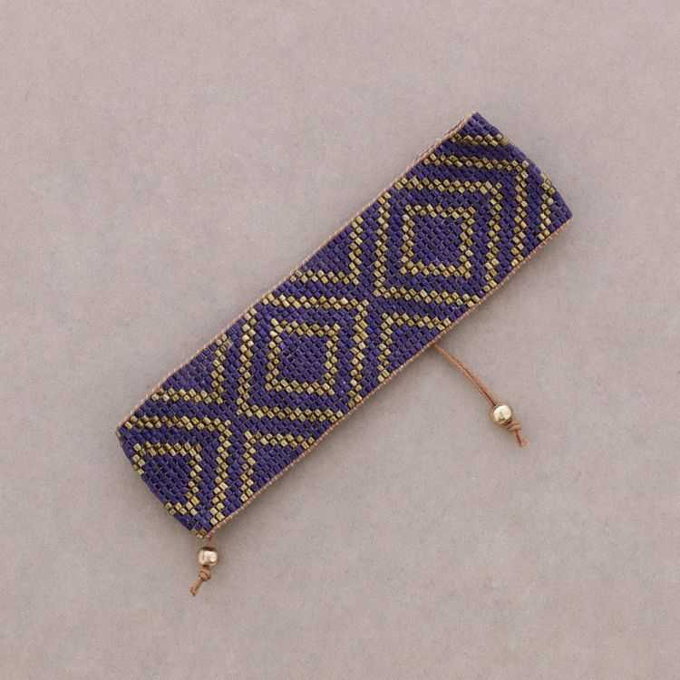 ETHNIC MACRAME BEAD BRACELET