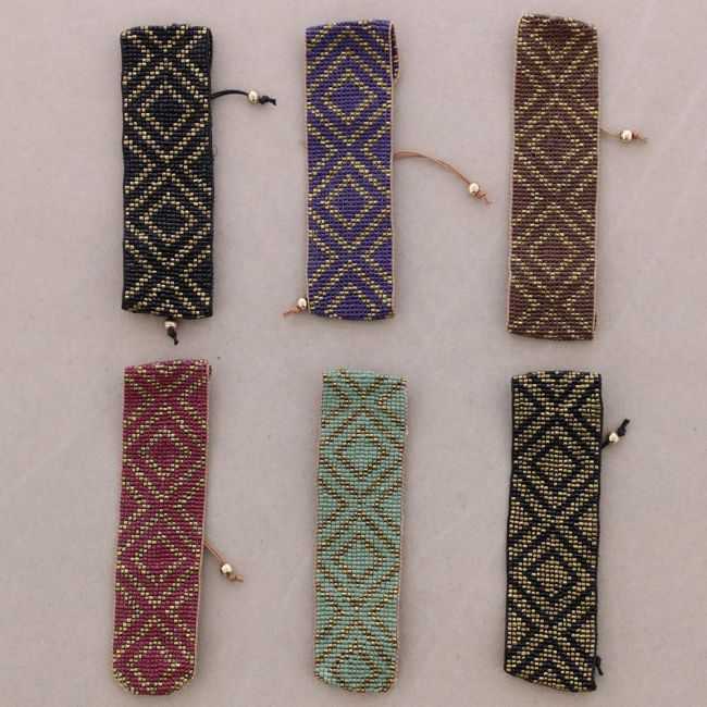 ETHNIC MACRAME BEAD BRACELET