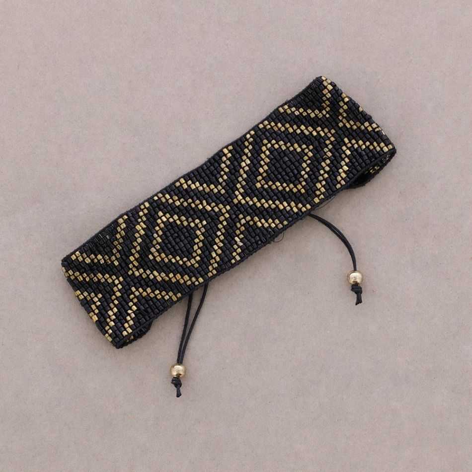 ETHNIC MACRAME BEAD BRACELET