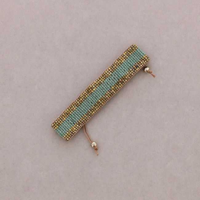 ETHNIC MACRAME BEAD BRACELET