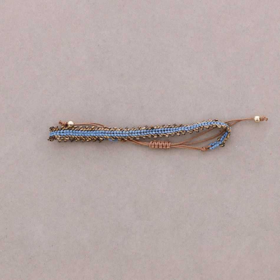 ETHNIC MACRAME BEAD BRACELET