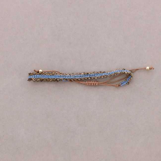 ETHNIC MACRAME BEAD BRACELET