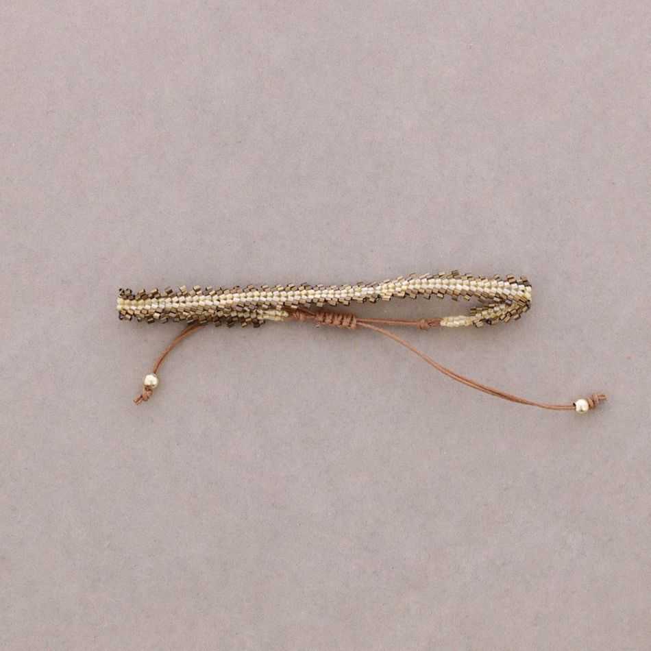 ETHNIC MACRAME BEAD BRACELET