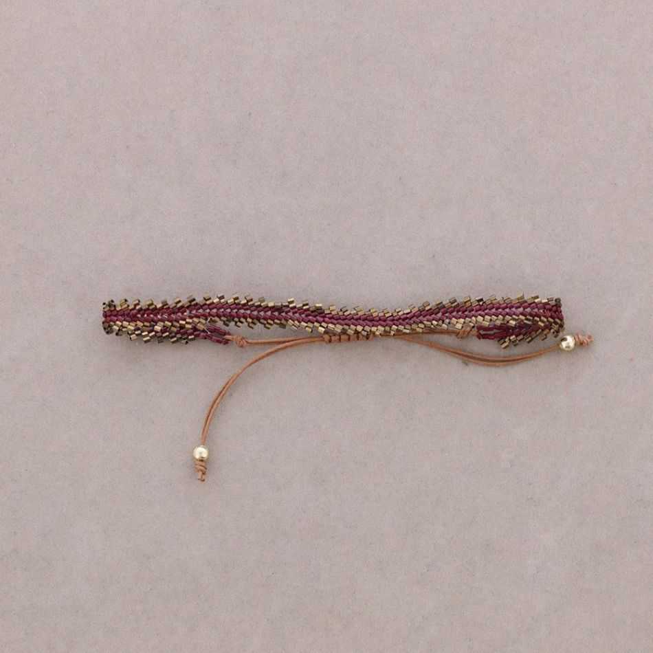 ETHNIC MACRAME BEAD BRACELET