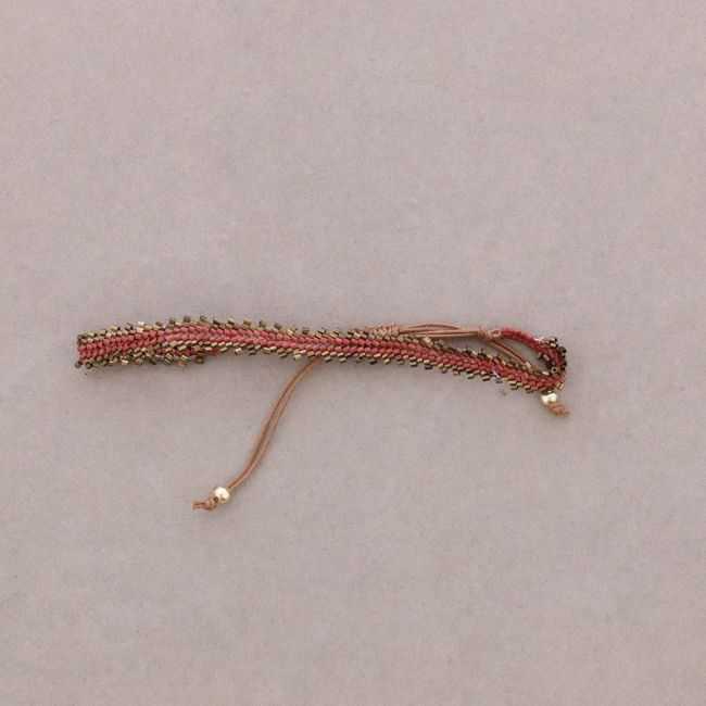 ETHNIC MACRAME BEAD BRACELET