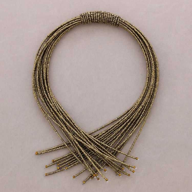 MULTI-STRAND BEAD CHOKER 2