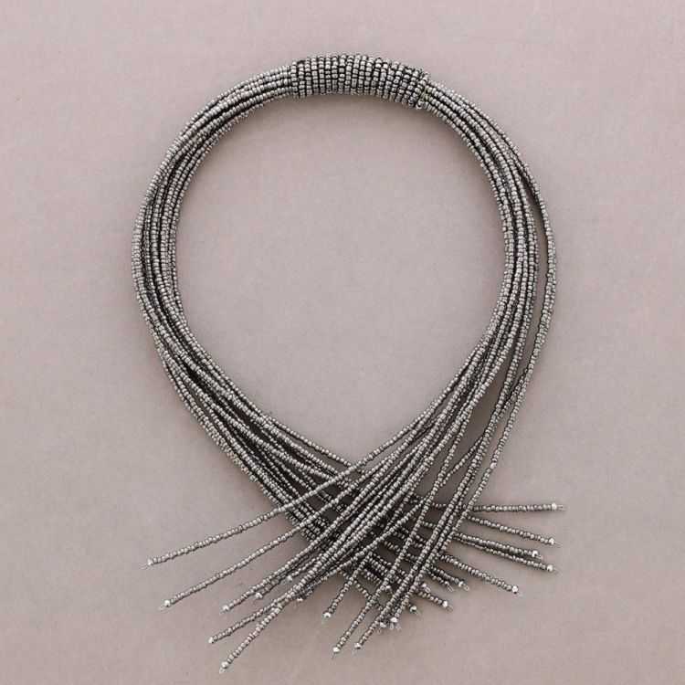 MULTI-STRAND BEAD CHOKER 2