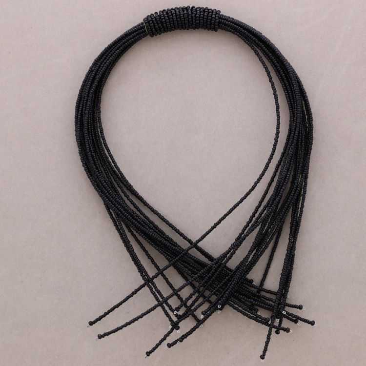 MULTI-STRAND BEAD CHOKER