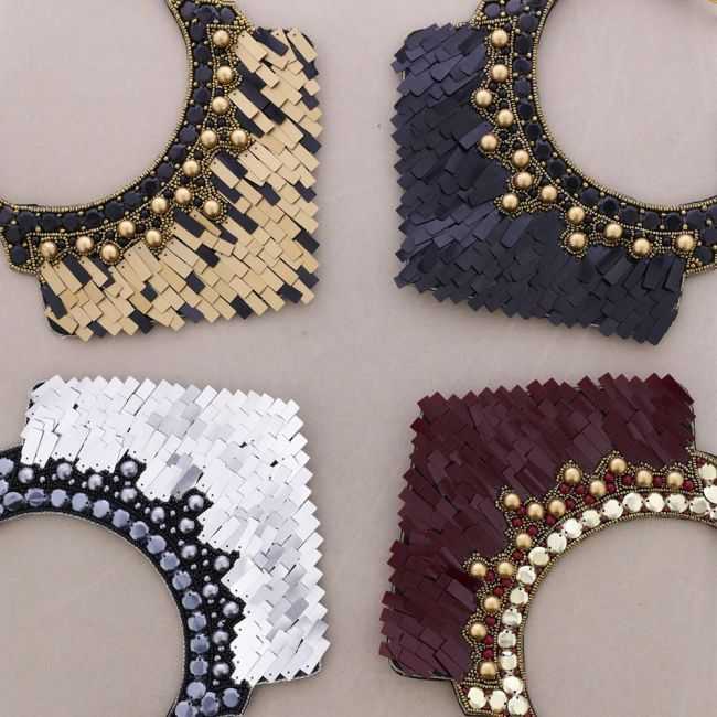BEAD CHOKER SEQUINS