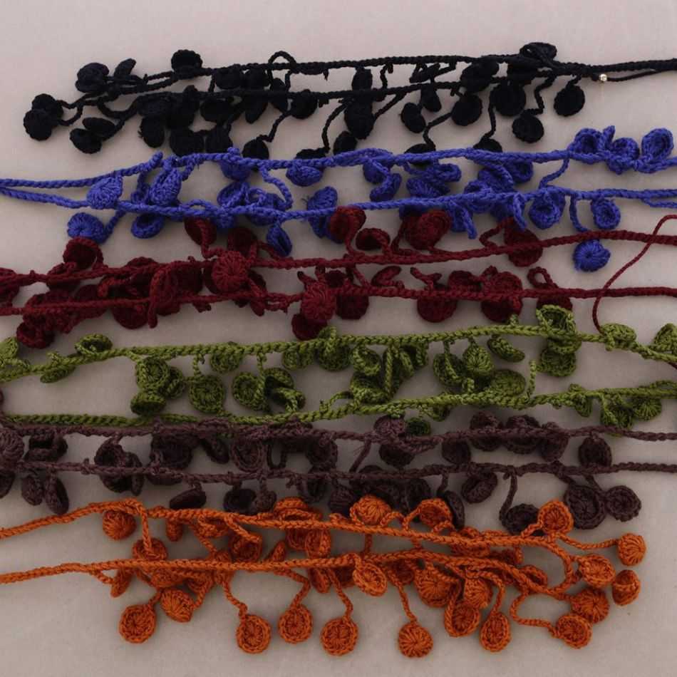 COLLAR LARGO COLGANTES GANCHILLO