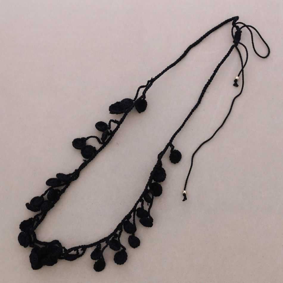 COLLAR LARGO COLGANTES GANCHILLO