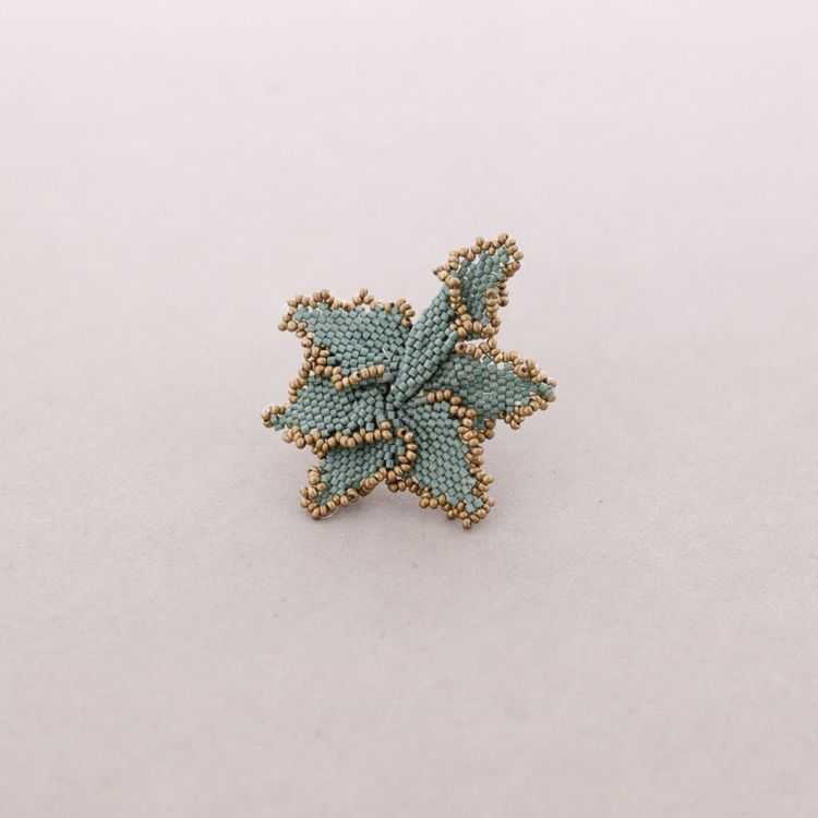 ANILLO FLOR ABALORIOS