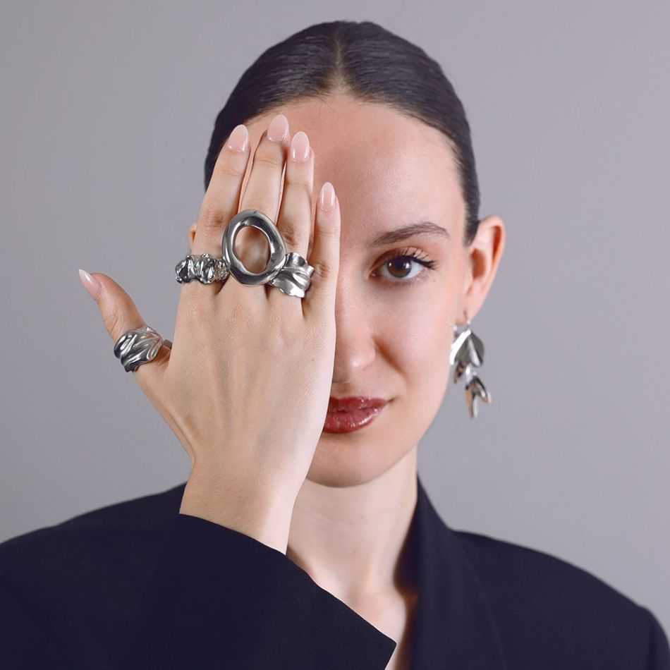 ANILLO ACERO ANILLA IRREGULAR