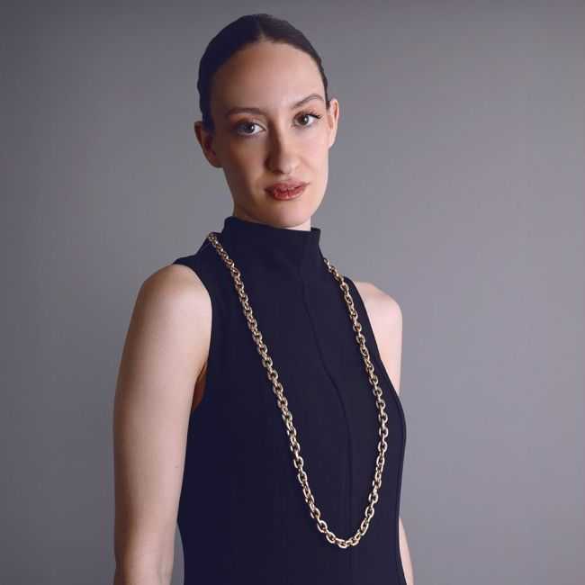 COLLAR LARGO ESLABONES METAL 100CM