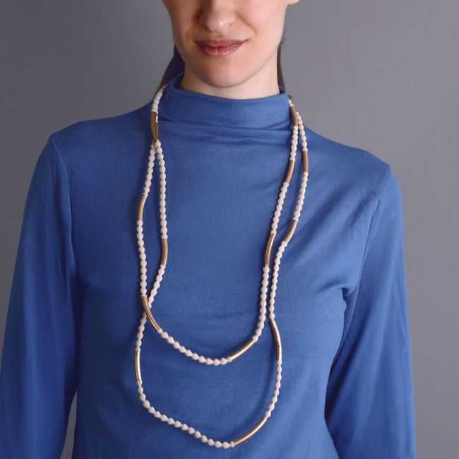 COLLAR LARGO ELÁSTICO DOBLE VUELTAS TUBOS METAL