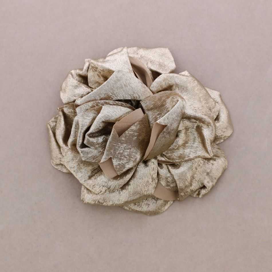 BROCHE FLOR TELA 15CM