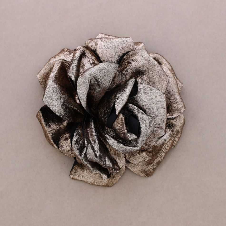 BROCHE FLOR TELA 15CM