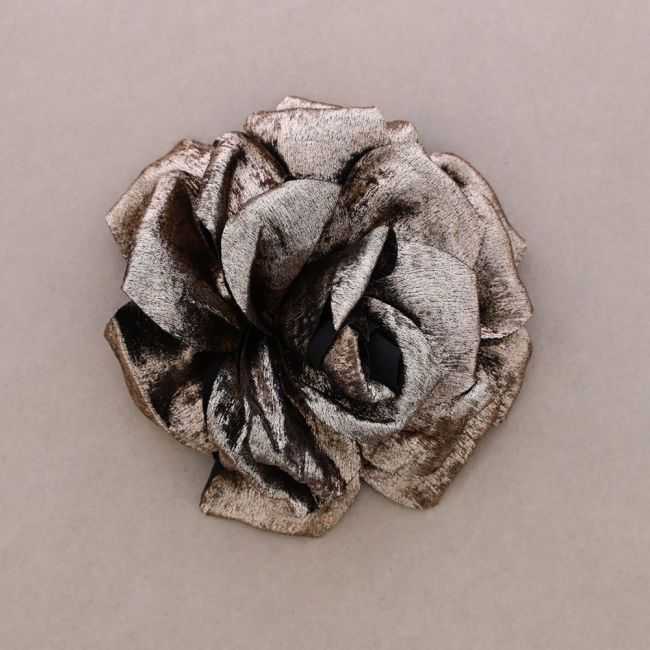 BROCHE FLOR TELA 15CM