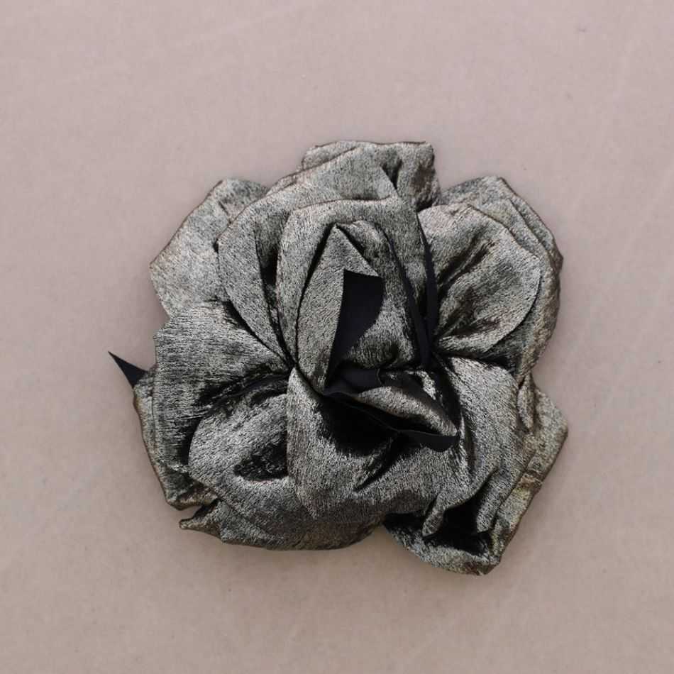 BROCHE FLOR TELA 15CM