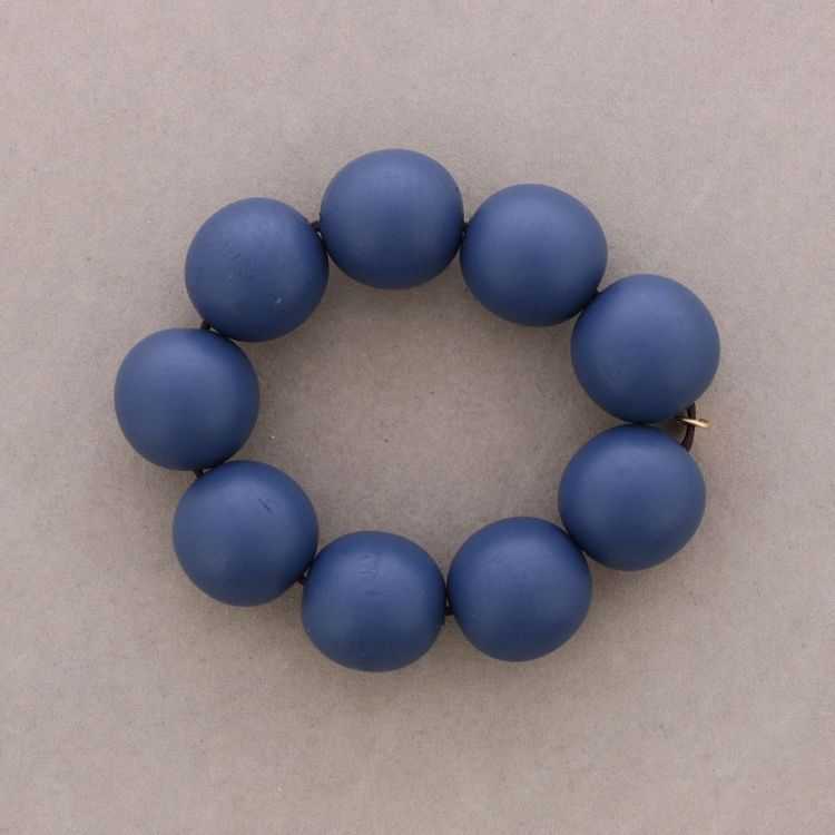 ELASTIC BRACELET WITH WOODEN BEADS 2