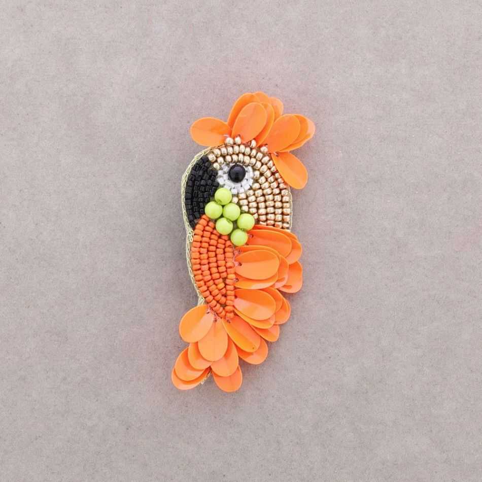 BROCHE PÁJARO LENTEJUELAS