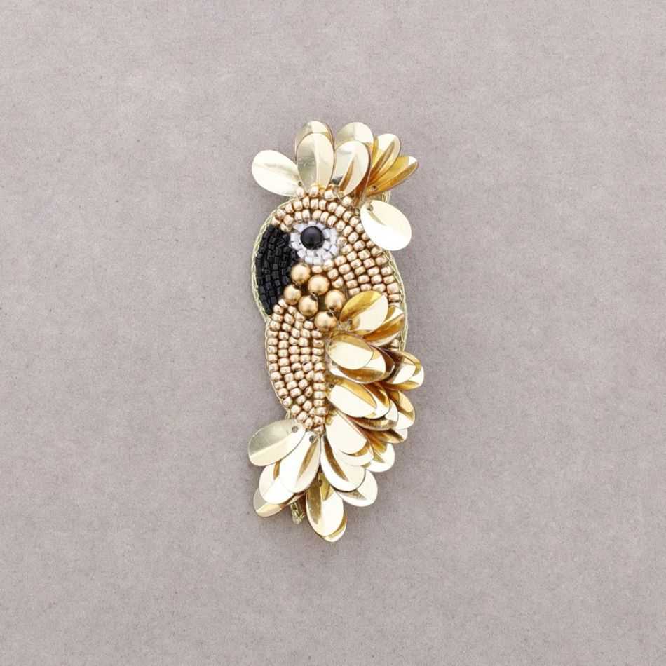 BROCHE PÁJARO LENTEJUELAS