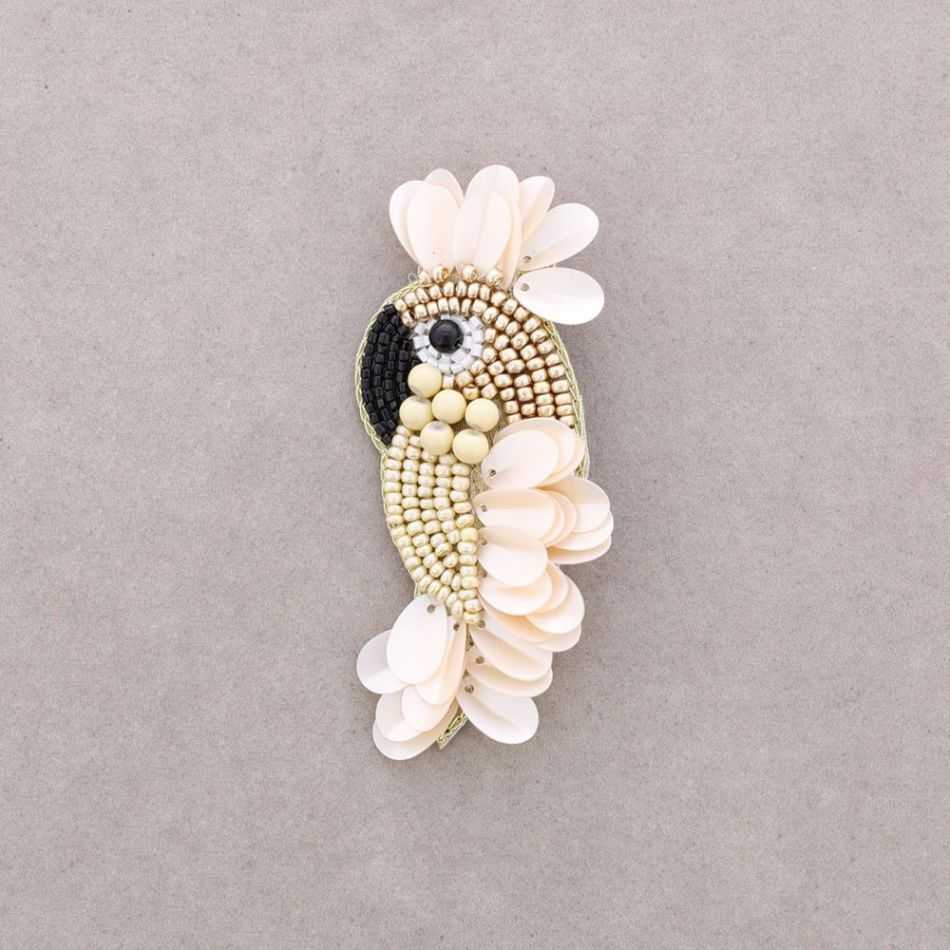 BROCHE PÁJARO LENTEJUELAS