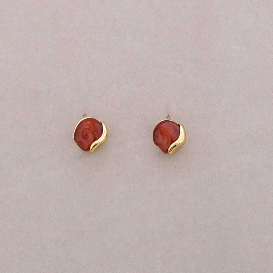 PENDIENTES ACERO FORMA RESINA
